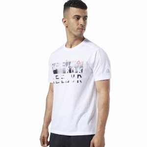 Reebok One Series Training Speedwick T Shirt Herren - Weiß - DE 932-GFS